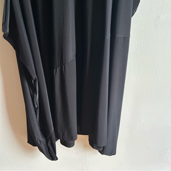 Kokomarina Sz M Lagenlook Black Relaxed Baggy Midi Dress - Picture 10 of 13